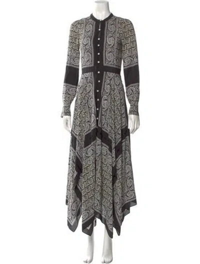 Pre-owned Altuzarra Silk Long Dress In Black