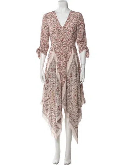 Pre-owned Altuzarra Silk Long Dress In Pink