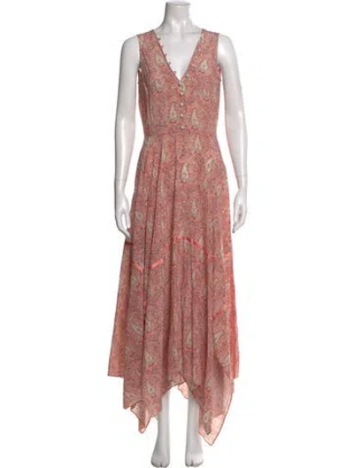 Pre-owned Altuzarra Silk Long Dress In Pink