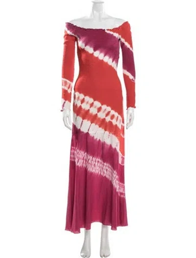 Pre-owned Altuzarra Silk Long Dress In Pink