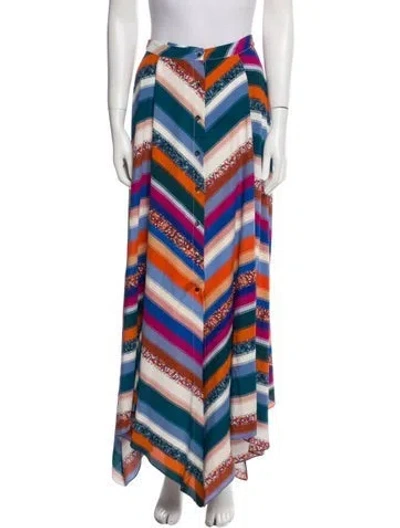 Pre-owned Altuzarra Silk Long Skirt In Blue