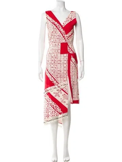 Pre-owned Altuzarra Silk Midi Length Dress