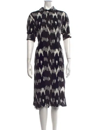 Pre-owned Altuzarra Silk Midi Length Dress In Black
