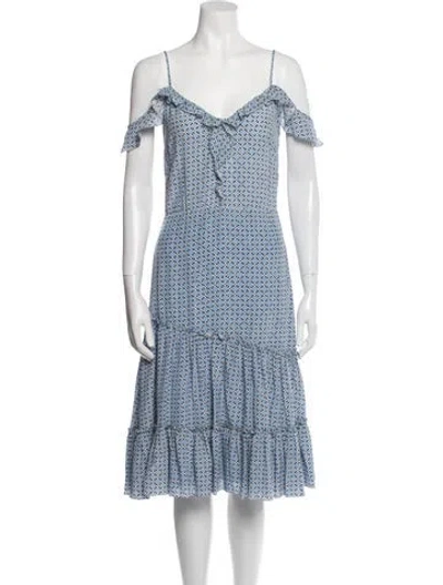 Pre-owned Altuzarra Silk Midi Length Dress In Multi