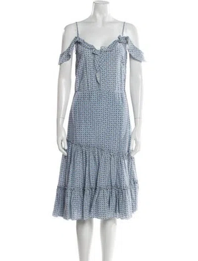 Pre-owned Altuzarra Silk Midi Length Dress In Multi