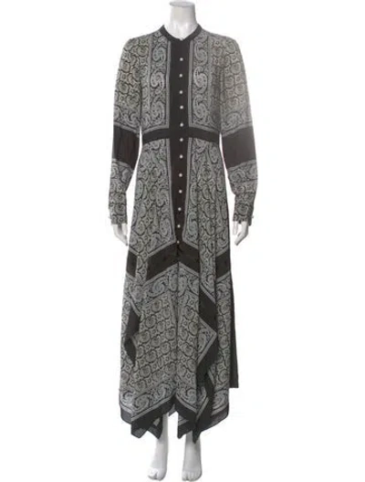 Pre-owned Altuzarra Silk Midi Length Dress In Multi