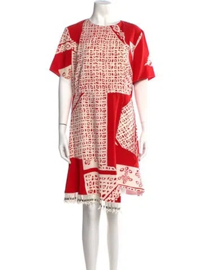 Pre-owned Altuzarra Silk Midi Length Dress In Red
