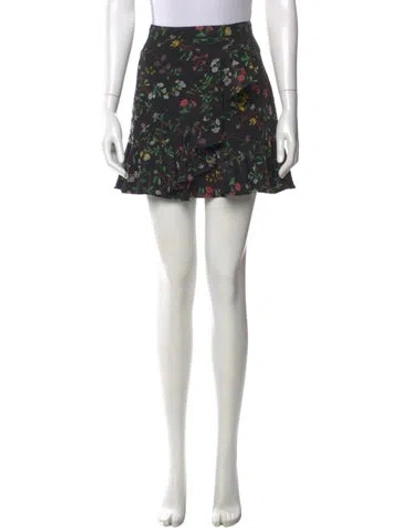 Pre-owned Altuzarra Silk Mini Skirt In Black