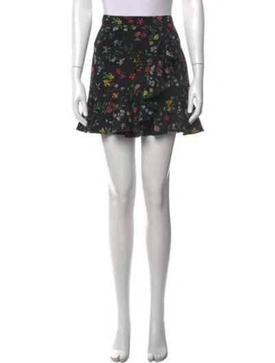 Pre-owned Altuzarra Silk Mini Skirt In Black