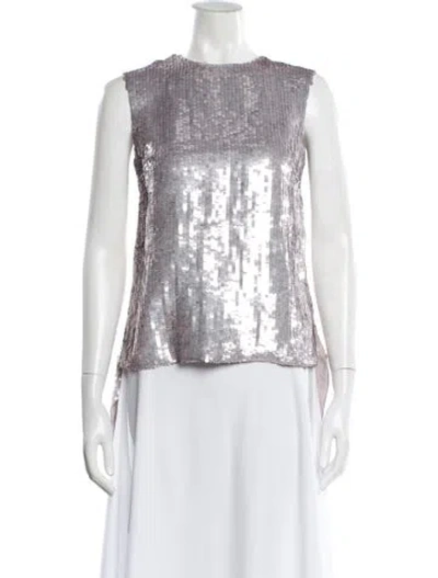 Pre-owned Altuzarra Silk Patterned Top