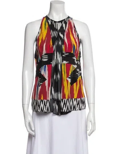 Pre-owned Altuzarra Silk Printed Blouse In Neutral