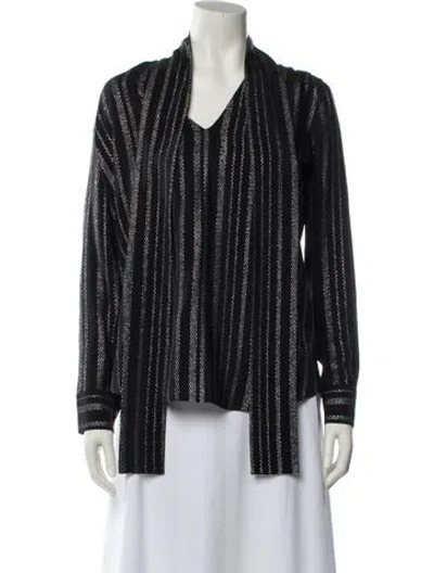 Pre-owned Altuzarra Silk Printed Blouse W/ Tags In Green