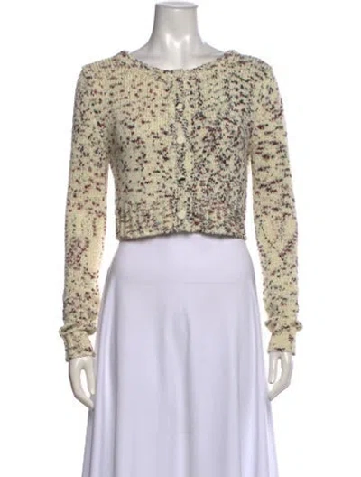 Pre-owned Altuzarra Silk Printed Sweater In Blue