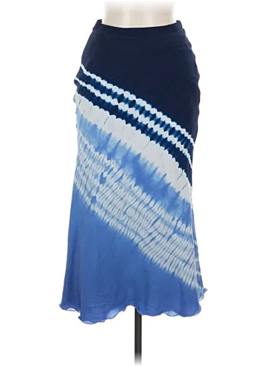 Pre-owned Altuzarra Silk Skirt In Blue