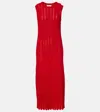 Altuzarra Sissi Open-knit Scalloped-hem Maxi Dress
