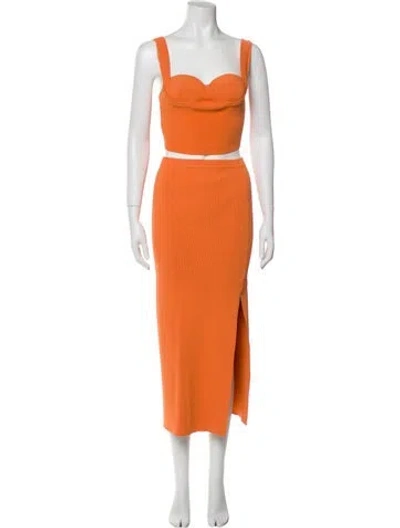 Pre-owned Altuzarra Skirt Set In Orange
