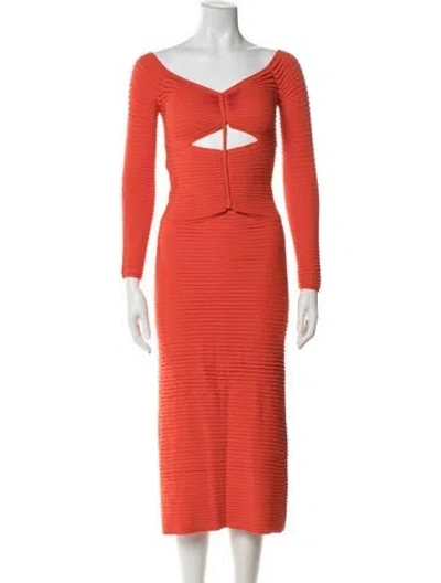 Pre-owned Altuzarra Skirt Suit In Orange
