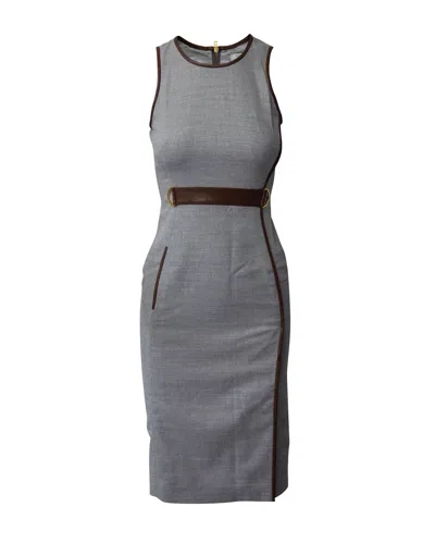 Altuzarra Sleeveless Sheath Dress In Grey Viscose