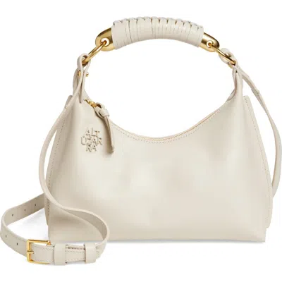 Altuzarra Small Athena Leather Top Handle Bag In Enoki