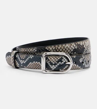 Altuzarra Snake-effect Leather Belt In Multi