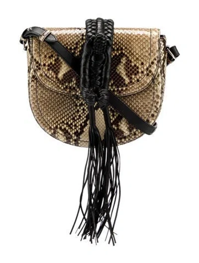 Pre-owned Altuzarra Snakeskin Crossbody Bag Vintage In Multi