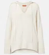 Altuzarra Spike Silk-blend Sweater In White