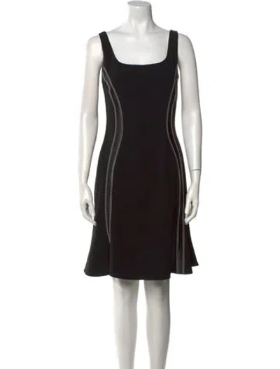 Pre-owned Altuzarra Square Neckline Knee-length Dress In Multi