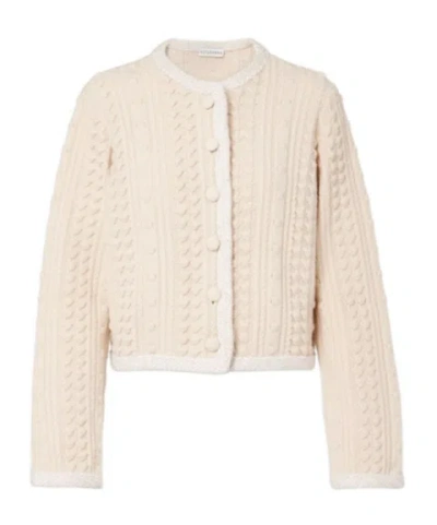 Altuzarra Stef Wool-blend Cardigan In Neutral