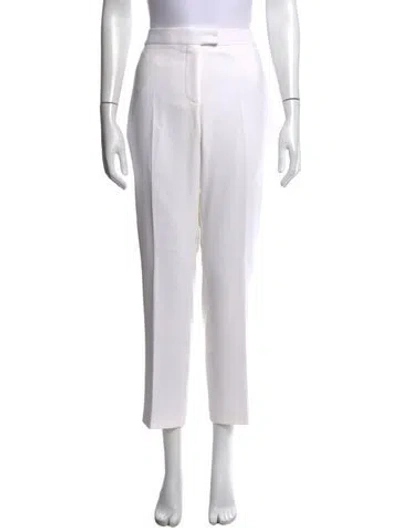 Pre-owned Altuzarra Straight Leg Pants In White