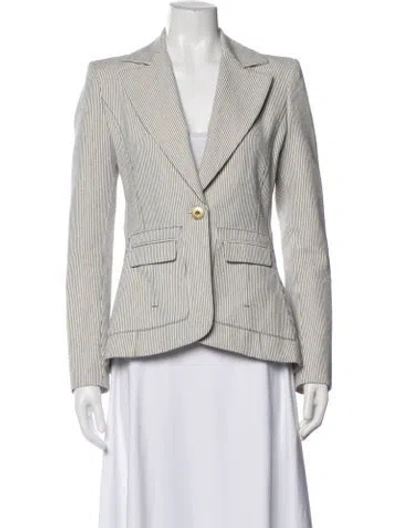 Pre-owned Altuzarra Striped Blazer In Neutrals