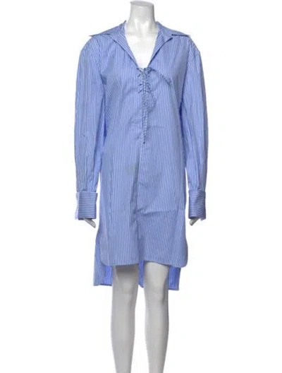 Pre-owned Altuzarra Striped Knee-length Dress In Blue