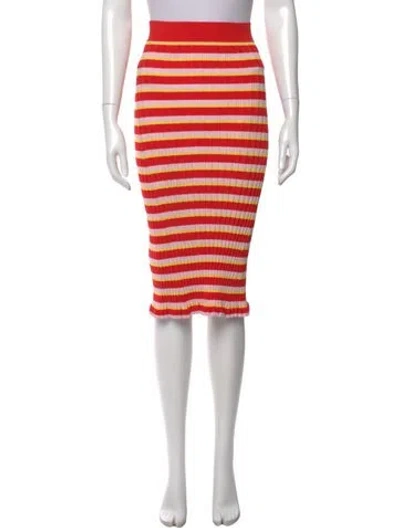 Pre-owned Altuzarra Striped Knee-length Skirt