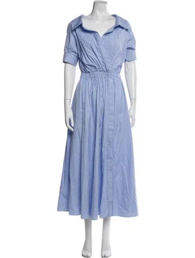 Pre-owned Altuzarra Striped Long Dress In Multi