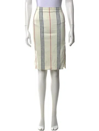 Pre-owned Altuzarra Striped Midi Length Skirt In Neutral