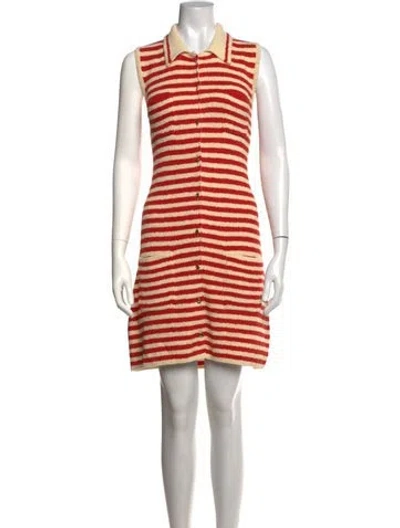 Pre-owned Altuzarra Striped Mini Dress W/ Tags In Multicolor