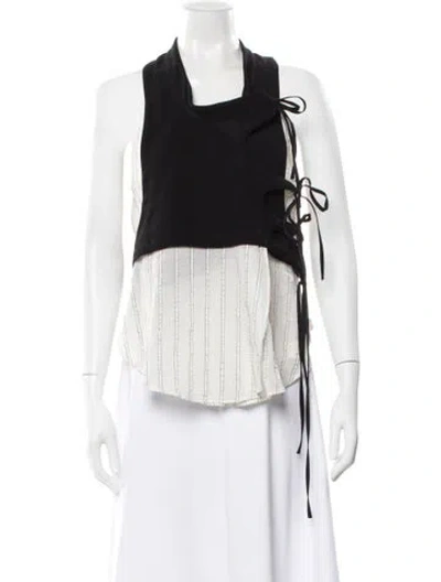 Pre-owned Altuzarra Striped Sleeveless Blouse