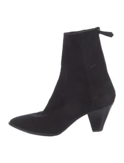 Pre-owned Altuzarra Suede Chelsea Boots In Black