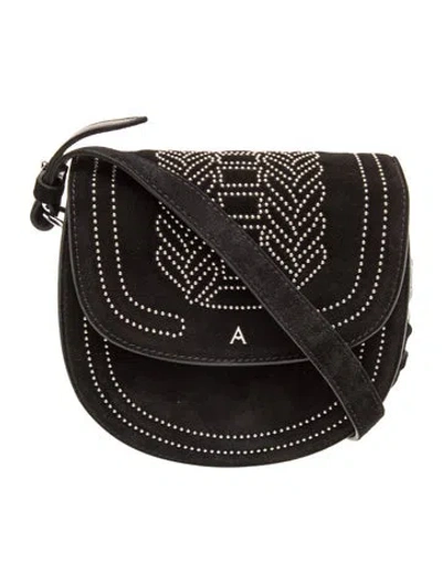 Pre-owned Altuzarra Suede Crossbody Bag In Black
