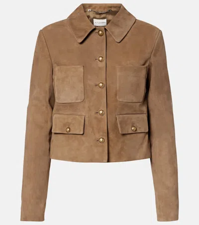 Altuzarra Suede Jacket In Brown