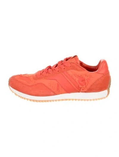 Pre-owned Altuzarra Suede Sneakers In Orange