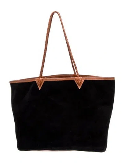 Pre-owned Altuzarra Suede Tote In Black