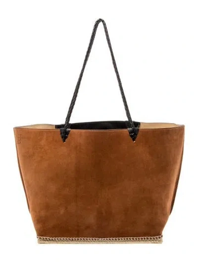 Pre-owned Altuzarra Suede Tote In Brown
