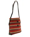 Altuzarra Tartan Cotton Duo Reversible Striped Textured Shoulder Bag (authentic Pre-loved) In Multi