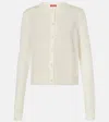 Altuzarra Thea Wool And Alpaca-blend Cardigan In White