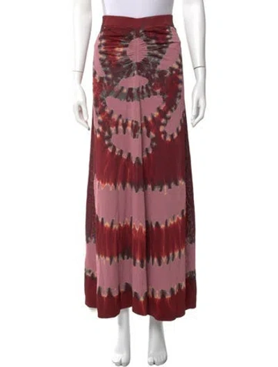 Pre-owned Altuzarra Tie-dye Print Midi Length Skirt In Multi