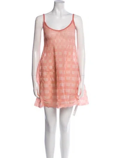 Pre-owned Altuzarra Tie-dye Print Mini Dress In Pink