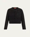 Altuzarra Tina Crystal Studded Jacket In Black