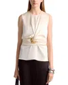 Altuzarra Tizzy Blouse In Tapioca