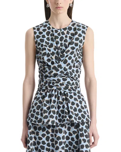 Altuzarra Tizzy Top In Animal Print