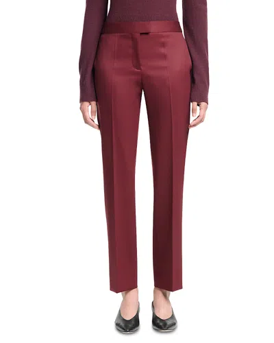 Altuzarra Todd Wool Blend Pants In Burgundy